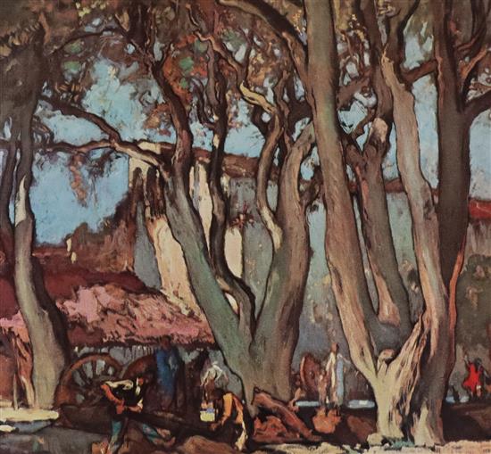 Bunt, Cyril G.E. - Sir Frank Brangwyn, qto, yellow boards, with 8 tipped-in coloured plates, Leigh-on-Sea, 1949,